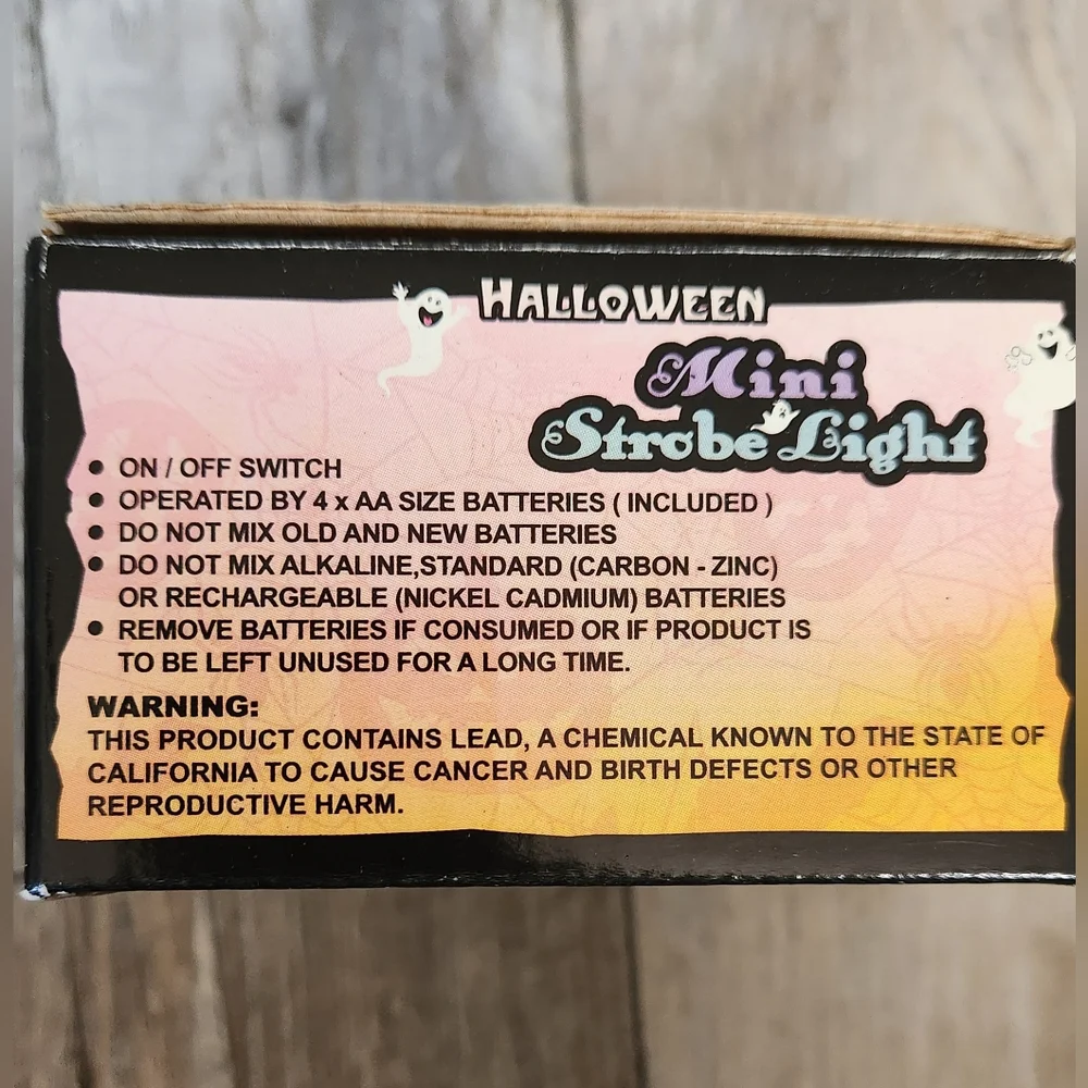 COPY - Halloween Mini Strobe Light